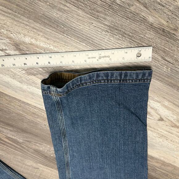 Duluth‎ Trading Co Flex Ballroom Mid Wash Blue Men 42x32 Relaxed Fit Denim Jeans - Picture 14 of 15